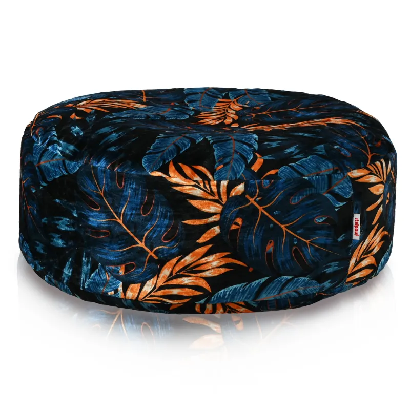 Puf Taburet Suport Picioare Rotund - Material Imprimeu Premium – vedere 15