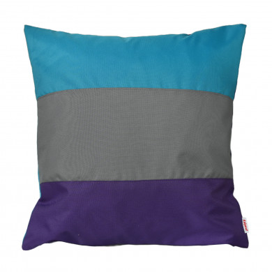 Pernă CoolVibe – patchwork în culori ocean și violet