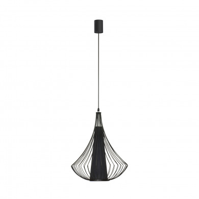 KAREN lampă suspendată neagră, diametru: 40 cm 4607