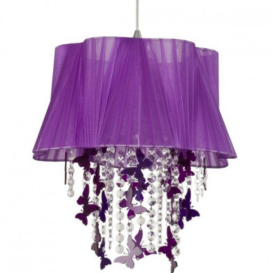 FILTON I lampă din cristal violet cu pandantiv 5136