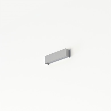 STRAIGHT WALL SILVER XS lampă de perete 26cm | argintiu 6354