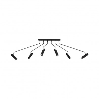 EYE SUPER BLACK VI lampă de tavan 6505