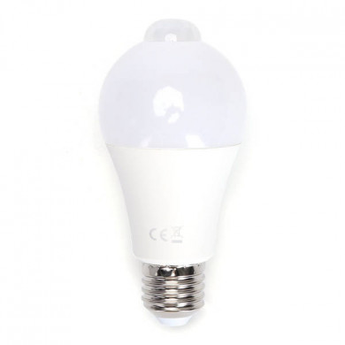 Bec LED E27 12W cald 3000K cu senzor de mișcare