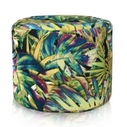 Puf Rotund Cilindru - Material Imprimeu Premium