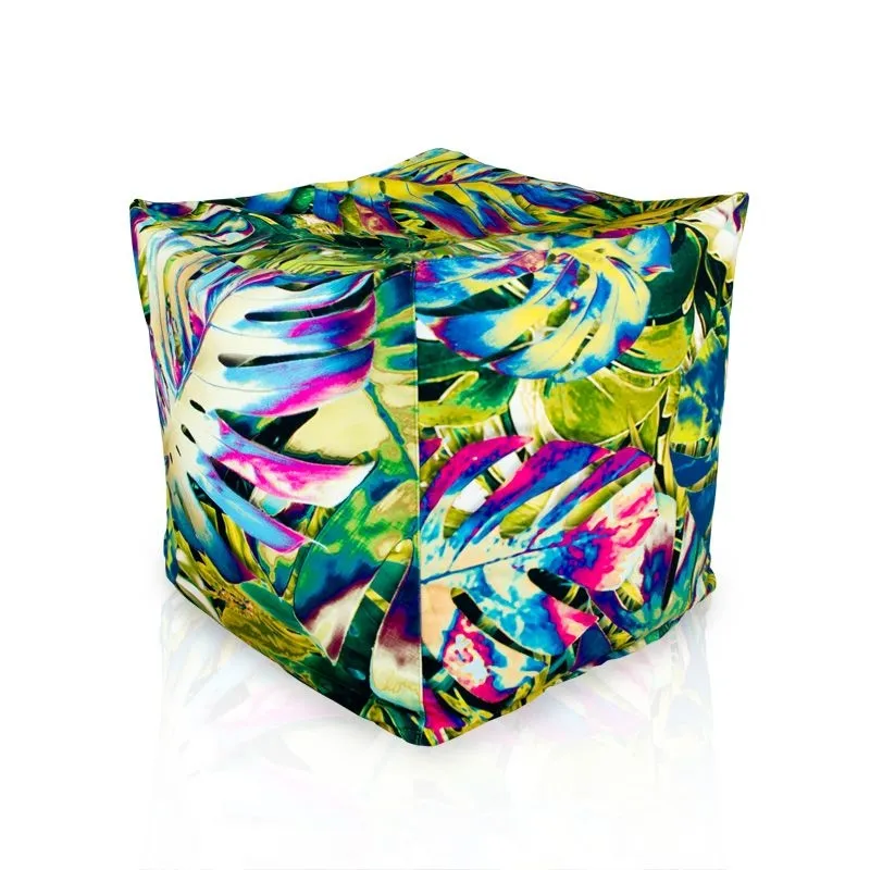 Puf Cub Pătrat - Material Imprimeu Premium – vedere 11