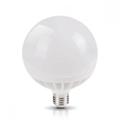 Bec LED E27 G120 24W, alb cald