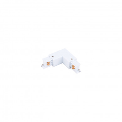 Conector unghiular la 90 de grade CTLS CONECTOR DE ALIMENTARE STÂNGA (L-L) alb 8705