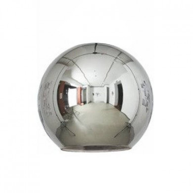 KLOSZ pentru lampa POLARIS sferică crom lucios fi 25cm argintiu 7165