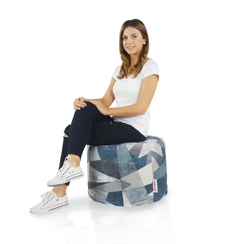 Puf Rotund Cilindru - Material Imprimeu Premium – vedere 21