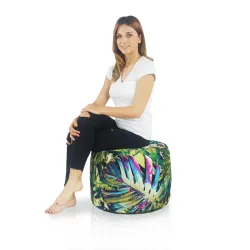 Puf Rotund Cilindru - Material Imprimeu Premium – vedere 7