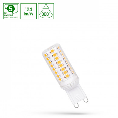 LED G9 230V 4,5W NW SMD 5 ANI SPECTRUM PREMIUM