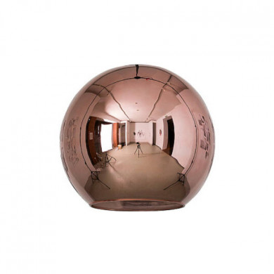 Abajur pentru lampă POLARIS, sferic, COPPER, diametru 25cm | cupru 7162