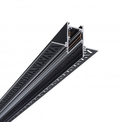 RECCESSED TRACK LVM 48V 200cm șină magnetică încastrată | negru 10157