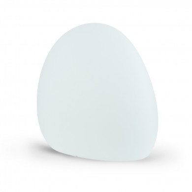 STONE L 80cm E27 lampă de grădină din piatră | alb 10581