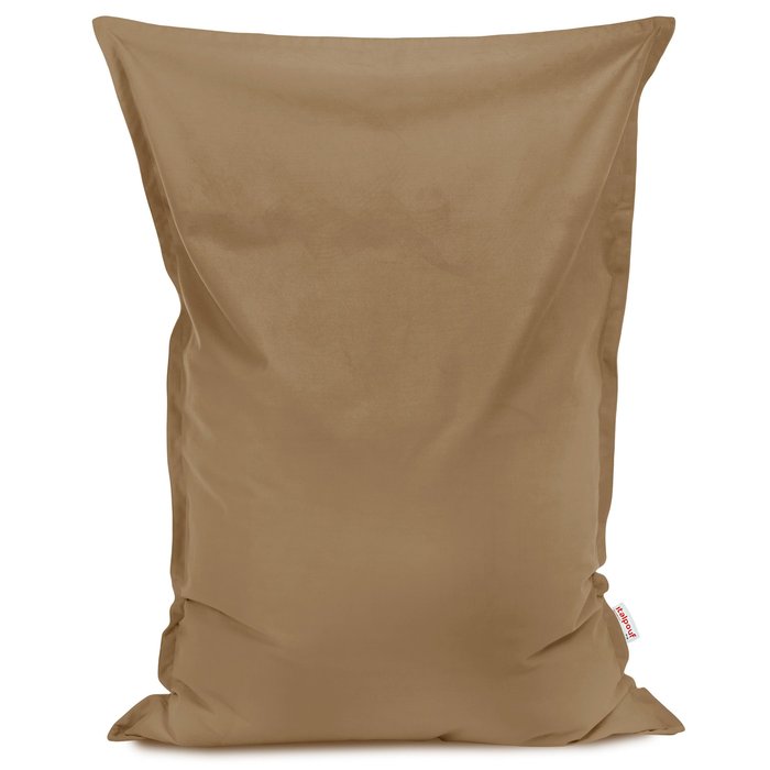 Bej perna puf xl pentru copii velvet