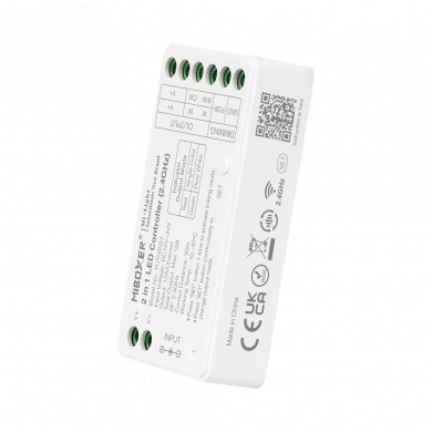 Controler LED 2,4 GHz 2-în-1 12 V-24 VCC 12 A | MONO CCT