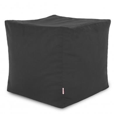 Gri taburet pătrat cubo velvet