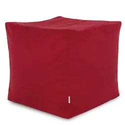 Puf Cub Pătrat - Catifea Soft