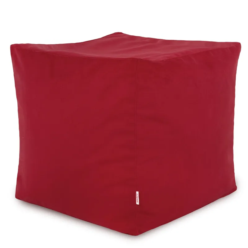 Puf Cub Pătrat - Catifea Soft – vedere 13