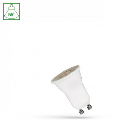 LED MR11 GU10 230V 4W SMD 55st WW cu lentilă SPECTRUM