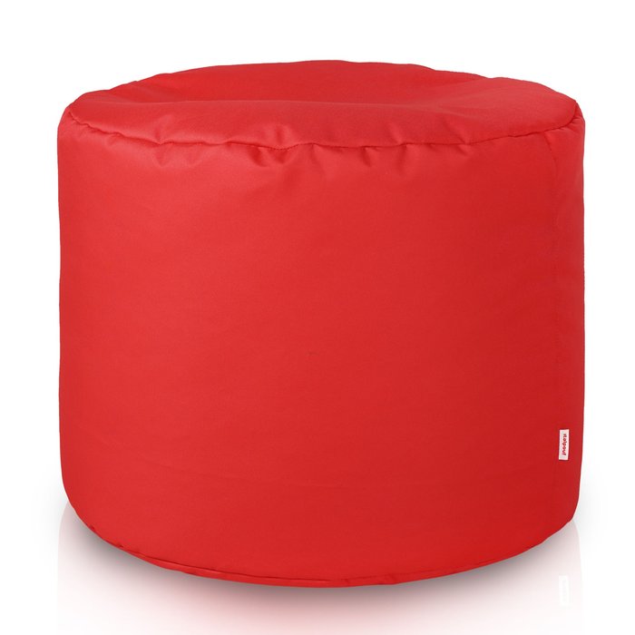 Roșu taburet cu role cilindro exterior