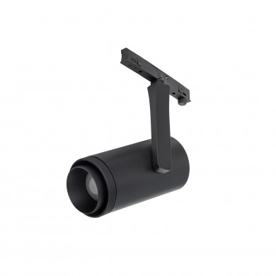 SPOT ZOOM LED 15W 3000K 500lm lățime 5,7cm înălțime 16cm pentru bare colectoare NANO-LVM | Negru 11716