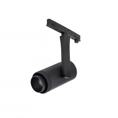 SPOT ZOOM LED 7W 3000K 300lm lățime 5,7cm înălțime 14,5cm pentru bare colectoare NANO-LVM | Negru 11715