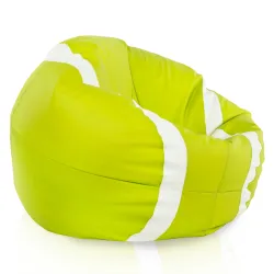 Puf Minge verde Tennis pentru Șezut - Piele Ecologică