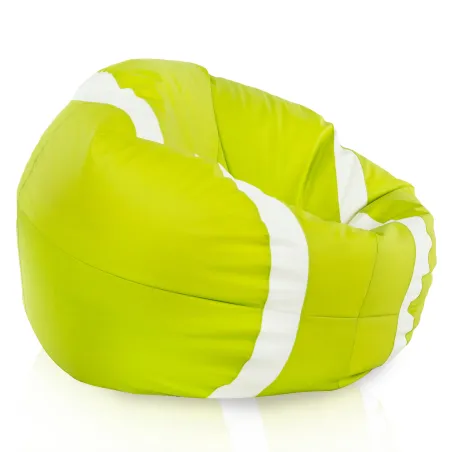 Puf Minge verde Tennis pentru Șezut - Piele Ecologică