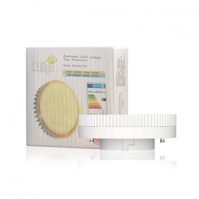 Bec LED SMD GX53 8,7 W plat | culoare neutră