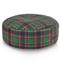 Puf Taburet Suport Picioare Rotund - Material Imprimeu Premium
