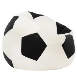 Fotoliu Puf Minge Fotbal XXL - Catifea Soft