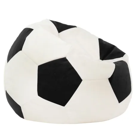 Fotoliu Puf Minge Fotbal XXL - Catifea Soft – vedere 2