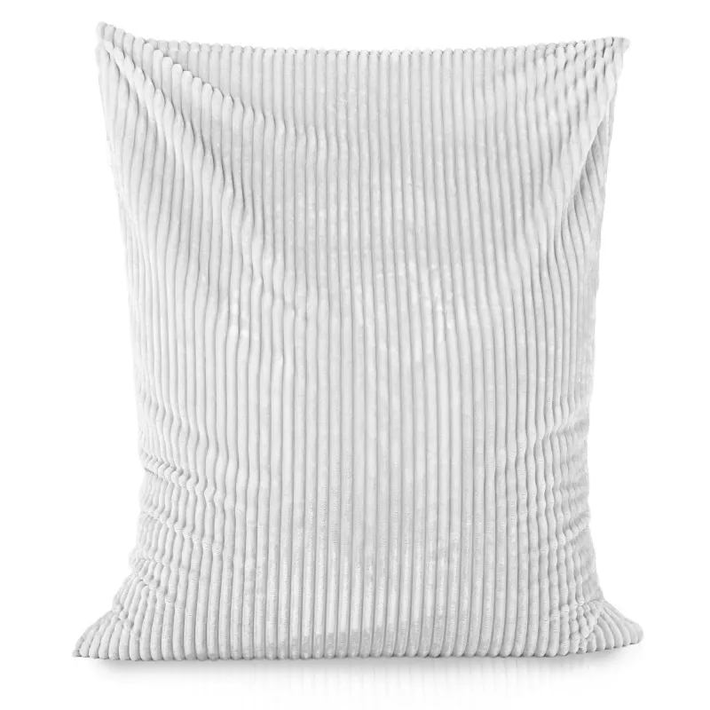 Pernă Puf de Podea Gigant XL pentru copii - Catifea Raiată Stripe – vedere 6