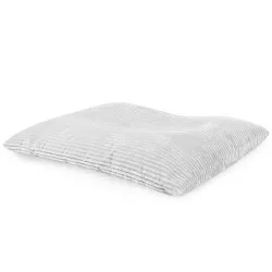 Pernă Puf de Podea Gigant XL pentru copii - Catifea Raiată Stripe – vedere 7