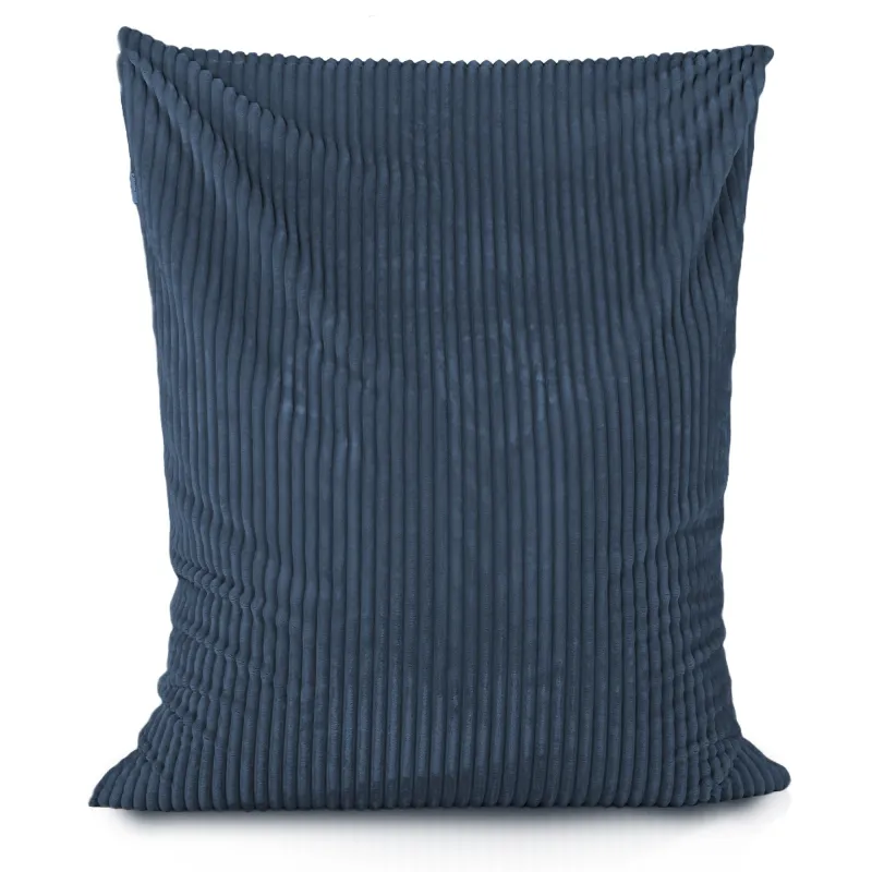 Pernă Puf de Podea Gigant XL pentru copii - Catifea Raiată Stripe – vedere 21