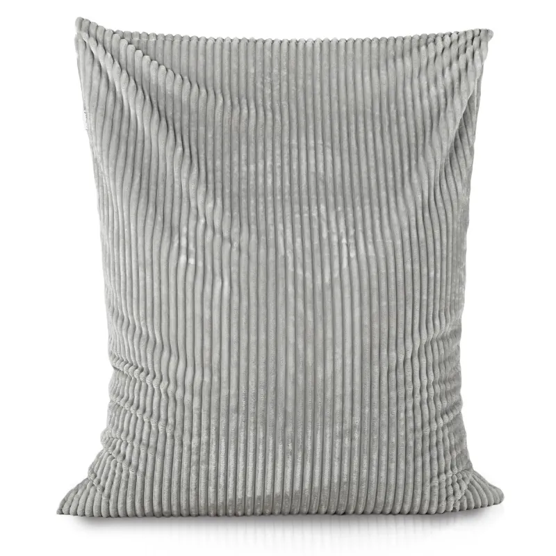 Pernă Puf de Podea Gigant XL pentru copii - Catifea Raiată Stripe – vedere 26
