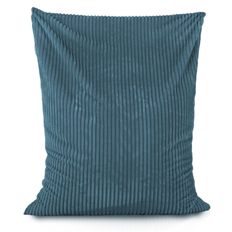 Pernă Puf de Podea Gigant XL pentru copii - Catifea Raiată Stripe – vedere 31