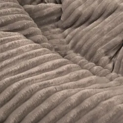 Pernă Puf de Podea Gigant XL pentru copii - Catifea Raiată Stripe – vedere 4