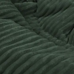 Pernă Puf de Podea Gigant XL pentru copii - Catifea Raiată Stripe – vedere 13