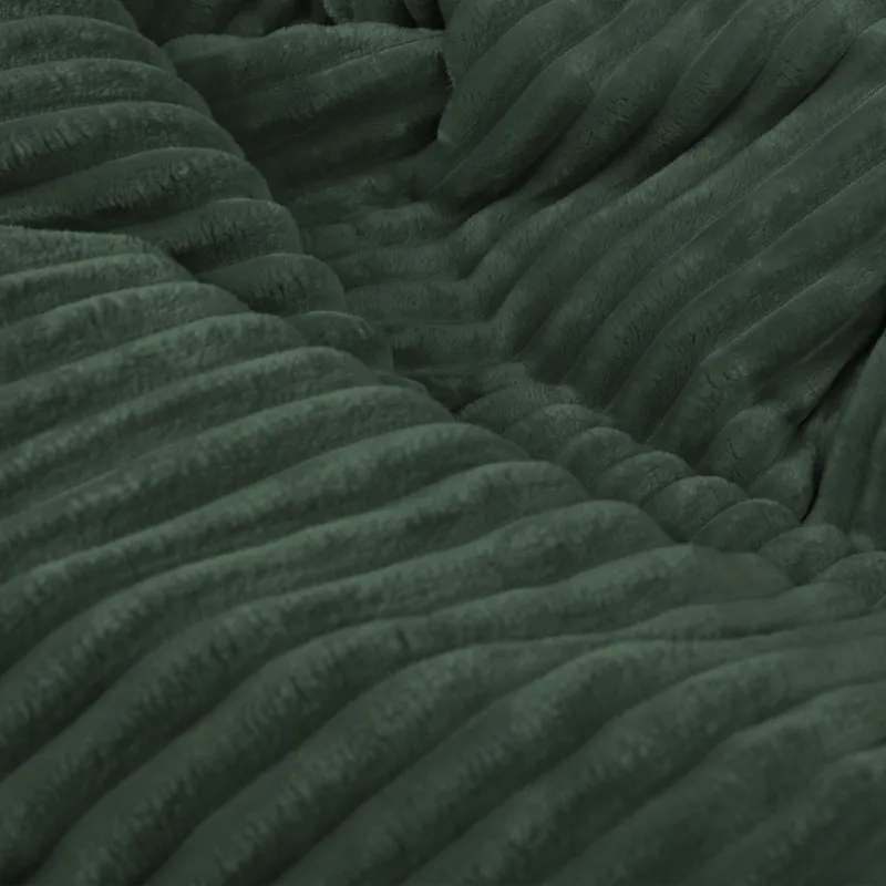Pernă Puf de Podea Gigant XL pentru copii - Catifea Raiată Stripe – vedere 13
