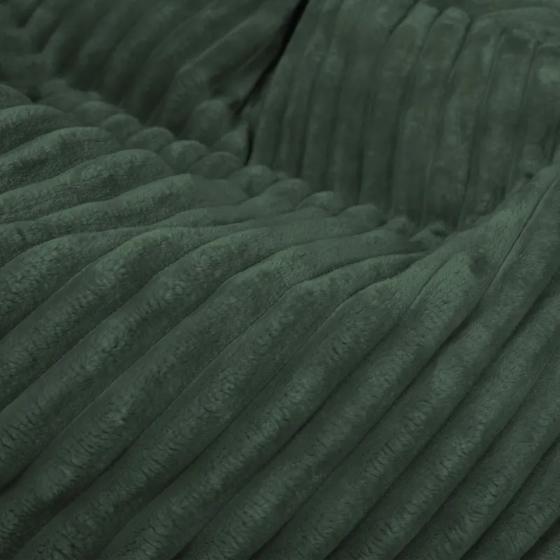 Pernă Puf de Podea Gigant XL pentru copii - Catifea Raiată Stripe – vedere 14