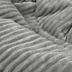 Pernă Puf de Podea Gigant XL pentru copii - Catifea Raiată Stripe – vedere 28