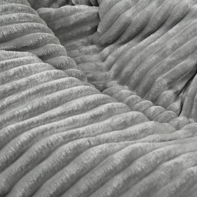 Pernă Puf de Podea Gigant XL pentru copii - Catifea Raiată Stripe – vedere 28