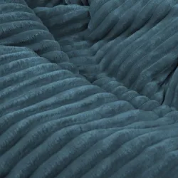 Pernă Puf de Podea Gigant XL pentru copii - Catifea Raiată Stripe – vedere 33
