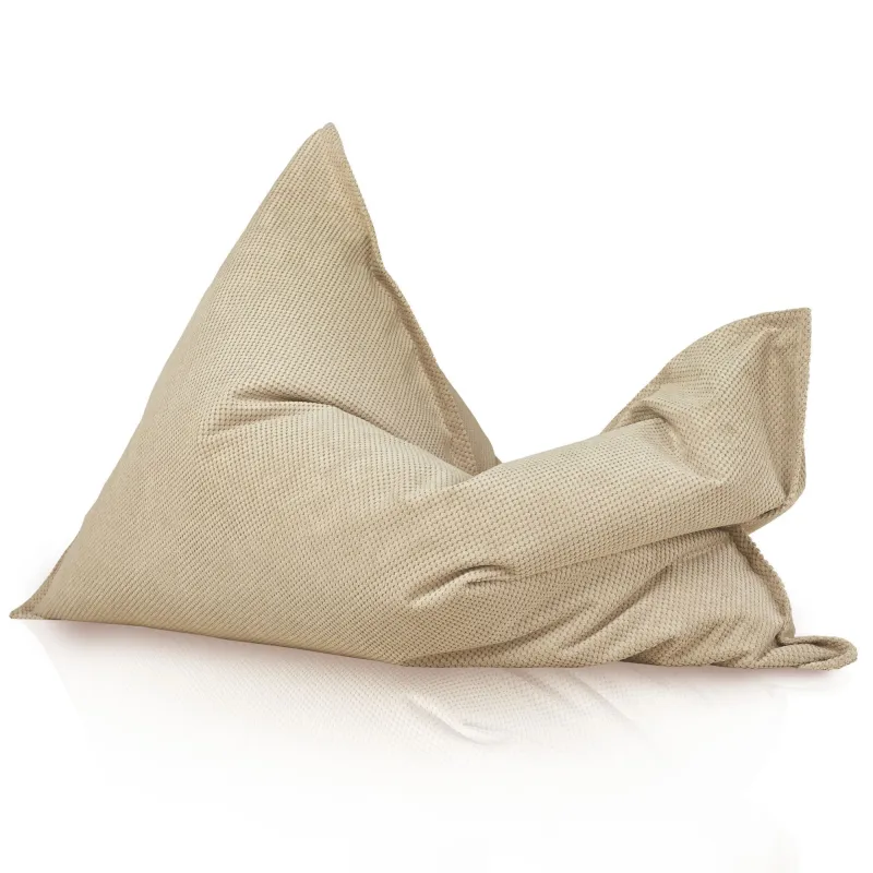 Pernă Puf de Podea Gigant XL pentru copii - Catifea cu textură Dot – vedere 4