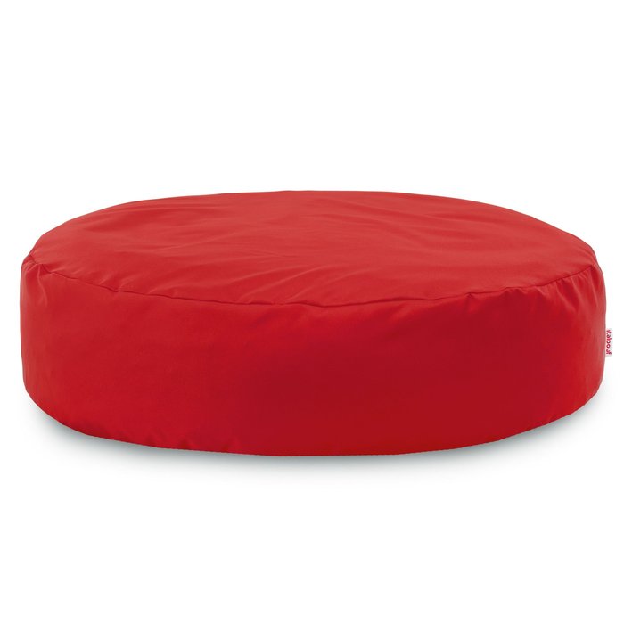 Roșu perna rotund puf monaco exterior