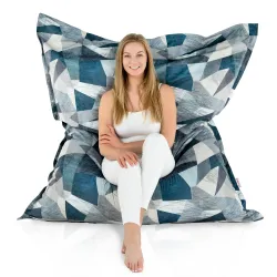 Saltea Puf de Podea XXL Gigant pentru adulți - Material Imprimeu Premium – vedere 98