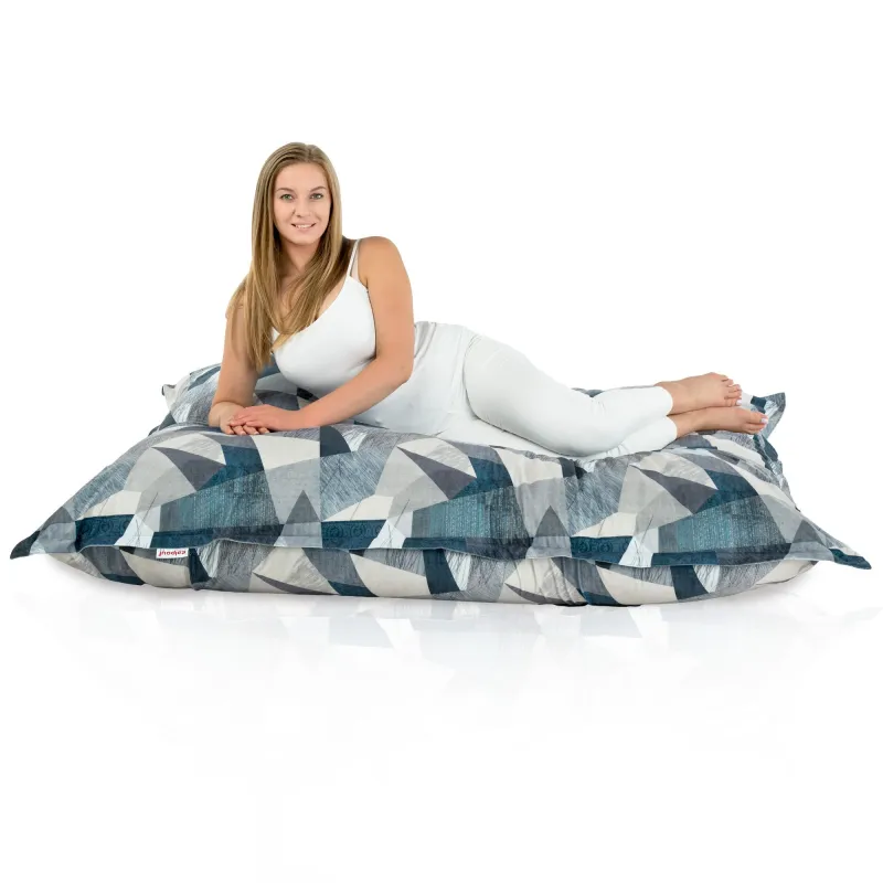 Saltea Puf de Podea XXL Gigant pentru adulți - Material Imprimeu Premium – vedere 99