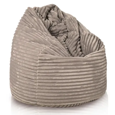 Fotoliu Puf XL Standard - Catifea Raiată Stripe